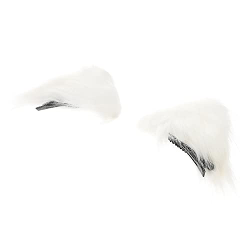 SKISUNO Katzenohren Haarspangen Für Mädchen Plüsch Katzenhaarspangen Zum Anklipsen Katzenohren Haarspange Cosplay Zubehör Für Halloween Und Fotos von SKISUNO