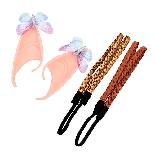 SKISUNO 1 Satz Elf Ohren Stirnband Make-up-stirnband Weihnachtsdekoration Geschenke Haar Klammern Haarbänder Weihnachtsstirnbänder Haarspangen Haarklammer Weihnachten Damen Bilden von SKISUNO