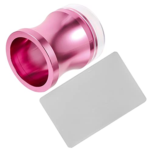 SKISUNO 1 Satz Silikon Nagelstempel Transparente Nagelkunst Stempel für Maniküre Diy Nageldesign Stamping Werkzeug Hochwertiges Silikon Zufällige Farben Einfach zu Bedienen von SKISUNO