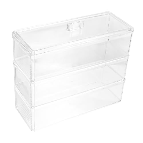 SKISUNO Umweltfreundliche Kosmetikaufbewahrung Aus Acryl 1-teilige Schreibtischbox 3 Schichten Make-up-organizer Kompakt SKISUNO Umweltfreundliche Kosmetikaufbewahrung Aus Acryl 1-teilige Schreibtischbox 3 Schichten Make-up-organizer Kompakt von SKISUNO