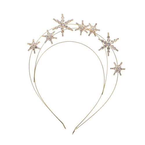 SKISUNO Sternen Schmuck Haare Strass Stirnband Haarband Party Mode Haar Decor Für Frauen Mädchen Hochzeit Braut Kopfbedeckung von SKISUNO