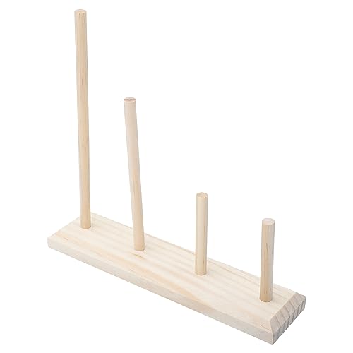 SKISUNO 1 Stück Haarband Haar Seil Holzgestell Stand Armband Halter Haar Zubehör Organizer von SKISUNO