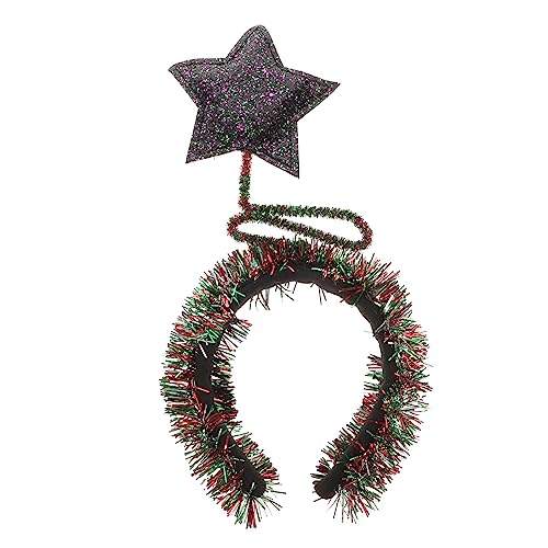 SKISUNO Sternen Haarreif Für Party Stirnband Stern-haarband Damen-kopfschmuck Haarschmuck Für Mädchen Junge Mädchen Bunt von SKISUNO