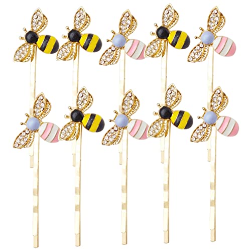 SKISUNO 10stücke Bienen Haarnadeln Metall Dekorative Haarspangen Für Frauen Mädchen Kopfschmuck Mit Bienendesign Für Hochzeit Party Haar Fixierung von SKISUNO