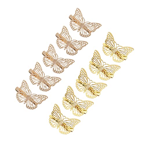 SKISUNO 10stücke Goldfarbener Haarschmuck Aus Durchbrochenes Kopfschmuck-design Zarte Haarnadeln Für Mädchen Links Rechts von SKISUNO