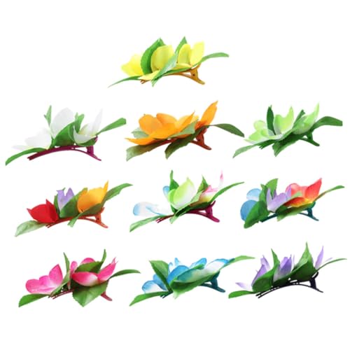 SKISUNO 10stücke Blumen Haarspangen Hawaii Styl Damen Kopfschmuck Bunte Haarnadeln Accessoires Blüten Haarklammer Für Party Festival Geburtstag SKISUNO 10stücke Blumen Haarspangen Hawaii Styl Damen Kopfschmuck Bunte Haarnadeln Accessoires Blüten Haarklammer Für Party Festival Geburtstag von SKISUNO