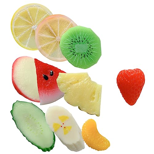 SKISUNO 10stücke Kleine Ästhetische Haarspangen Im Frucht-look Für Damen Modische Haarschmuck Clips Für Verschiedene Frisuren Für Partys Und Alltag von SKISUNO