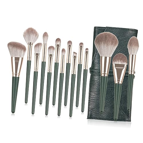 SKISUNO 14stücke Teiliges Kosmetikpinselset Mit Aufbewahrungstasche Puderpinsel Professioneller Make-up-pinsel Für Damen Hochwertige Borsten Leicht Zu Reinigen von SKISUNO