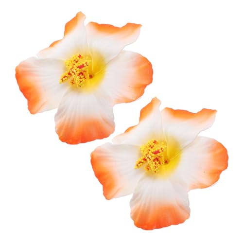 SKISUNO 15 Stück Teiliges Bunte Hawaii-blumen Haarklammern für Damen Leichte Künstliche Blüten-haarspangen Tropische Haarclips für Strand Party und Fotoshooting von SKISUNO