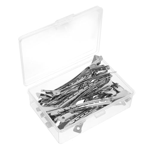 SKISUNO Haare Für Locken Dickes Haar 17 Stück Krokodilklemmen Aus Metall Für Frauen Und Mädchen von SKISUNO