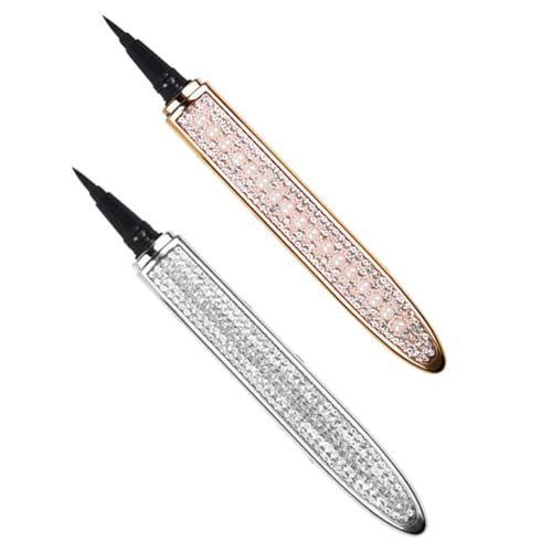 SKISUNO 2stücke Wasserfester Eyeliner Stift Haushalts-augenpflegestifte Selbstklebende Eyeliner Für Frauen Langlebig Und Make-up-zubehör von SKISUNO