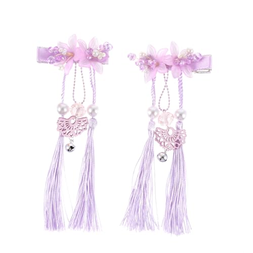 SKISUNO 2 Stück Haarnadeln im Retro Stil Dekorative Leichte Haarspangen für Damen All Match Haarschmuck Passend zu Hanfu Langlebige Haarclips für Festliche Anlässe von SKISUNO