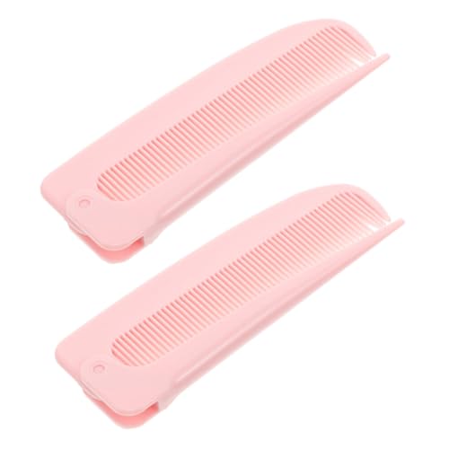 SKISUNO 2stücke Kamm Zum Scheiteln Der Haare Faltbarer Reisekamm Tragbarer Stielkamm Für Damen Und Herren Haarstyling-tool Rattenschwanzkamm Für Präzise Partien Und Frisuren von SKISUNO