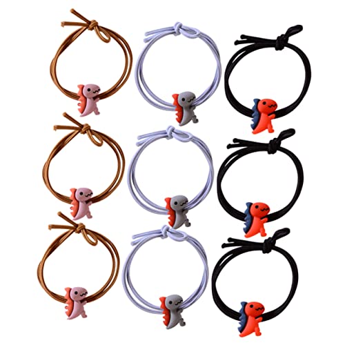 SKISUNO 20stücke Kleine Dinosaurier-haarringe Haarseil Stirnband Gummiband Haarschmuck Kopfbedeckung Für Mädchen Und Zufällig von SKISUNO
