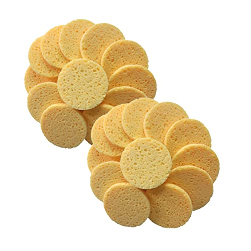 SKISUNO 20 Stück Hautfreundliche Make-up-baumwollschwämme Wattepads Make-up-entferner-pads Gesichtsreinigungsquaste Hautfarbe von SKISUNO