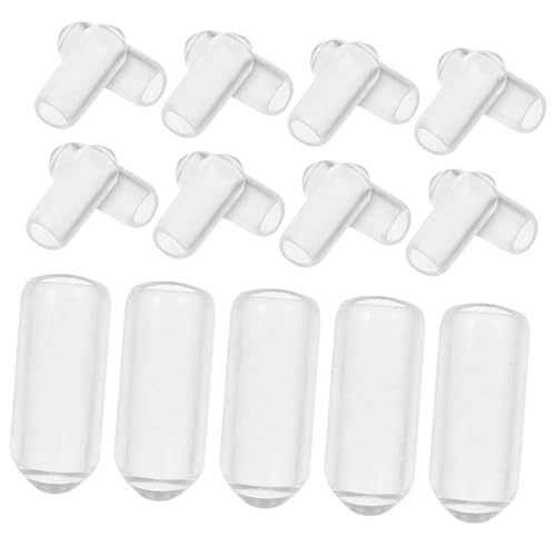 SKISUNO 200Stücke Endkappen für Haarreifen Transparente Schutzkappen für DIY Kopfbänder Fußschutz Geeignet für Haarreifen Einfache Anwendung für Kreative Projekte von SKISUNO