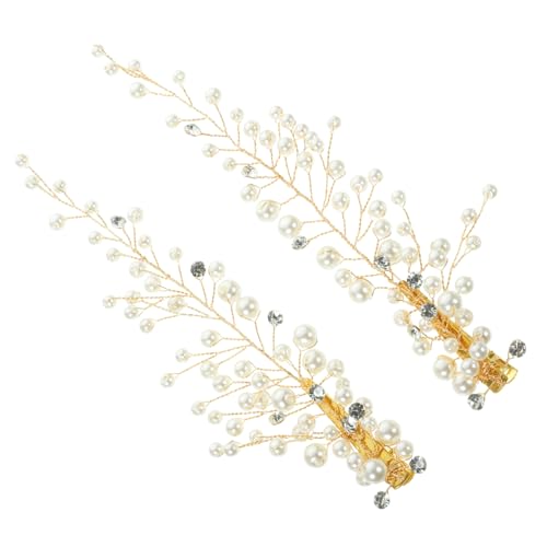 SKISUNO 2St haarschmuck für damen haarzubehör für damen Braut- -Kopfschmuck Brautkopfschmuck für die Hochzeit Hochzeit Haarspange Braut Kopfbedeckungen für die Hochzeit von SKISUNO