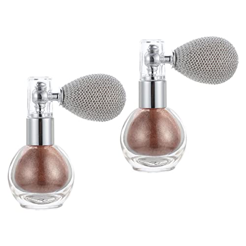 SKISUNO 2stücke Glitzer-highlighter Und Sprühglitzer Gesichtsmake-up Glitzerpuder-pailletten-sprüher Make-up-tool Für Frauen Und Mädchen Professioneller Gebrauch Für Partys Und von SKISUNO