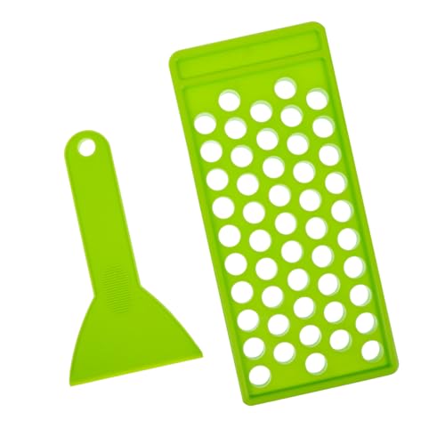 SKISUNO 2stücke Lip Balm Crafting Kit Mit Löchern Füllschale Für Lippenbalsam Spatel Für Diy Kosmetik Für Selbstgemachte Lippenpflegeprodukte von SKISUNO