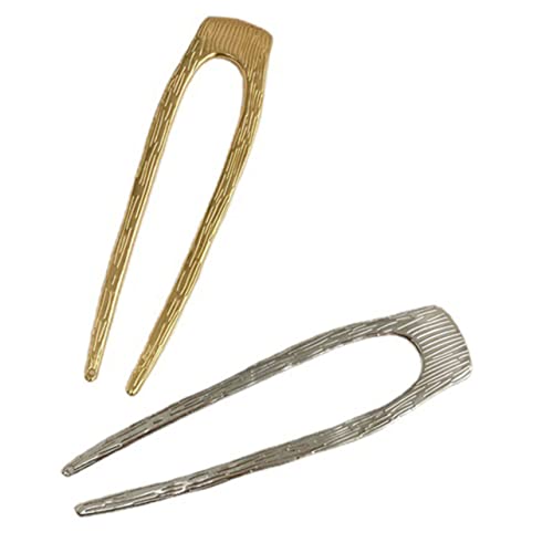 SKISUNO 2stücke Metall-haarnadel Für Hochsteckfrisur Französische Nadel Haarstab Für Dutt Haar-accessoires Für Frauen Haarstyling-tool Für Partys Und Alltag von SKISUNO