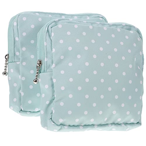 SKISUNO 2stücke Tragbare Hygienetücher Tasche Lustige Cartoon Mädchen Aufbewahrung Für Menstruationspads Und Und Für Und Alltag von SKISUNO