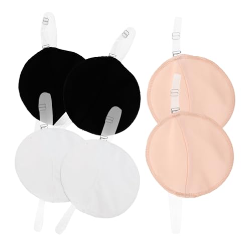 SKISUNO 3 Paare Schweißpads unter den Achseln Schweißpads für die Achselhöhlen von Frauen Schweißpolsterung schwitzen achsel underarm sweat pad Schweiß absorbierender Schild Polyester von SKISUNO