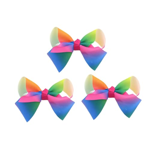 SKISUNO 3 Stück Bunte Haarnadeln mit Farbverlauf Modische Haarklammern für Mädchen Langlebig und Sicherer Griff für Dünnes Haar Geeignet für Alltag Schule und Festtage von SKISUNO