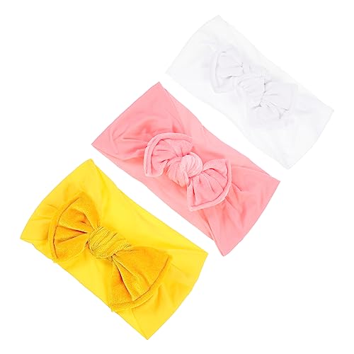 SKISUNO 3 Stück Haarband mit Schleife für Babys Dekorative Nylon Kopfbedeckung für Kinder Fotografie Stirnband für Kleinkinder Haarschmuck für Mädchen Bezaubernde Haardekoration SKISUNO 3 Stück Haarband mit Schleife für Babys Dekorative Nylon Kopfbedeckung für Kinder Fotografie Stirnband für Kleinkinder Haarschmuck für Mädchen Bezaubernde Haardekoration von SKISUNO