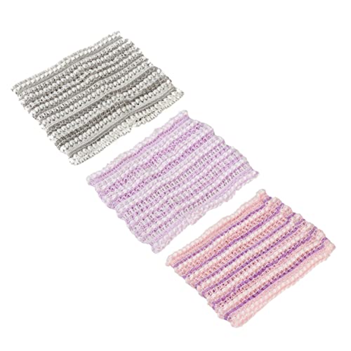 SKISUNO 3St Mesh-Stirnband Yoga-Stirnband Gesichts-Stirnband Make-up-Stirnband Haarbänder Entferner Stirnbänder Spa-Gesichtsstirnbänder Mädchen schmücken Haarring Schal Fräulein Polyester von SKISUNO