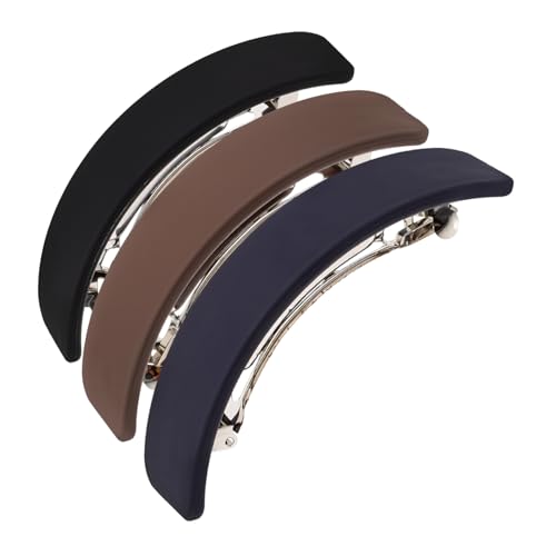 SKISUNO 3 Stücke Frühling Haarspangen für Damen Temperament Haarschmuck Robuste Metall Clips für Dickes Haar Stilvolle Haarklammern von SKISUNO
