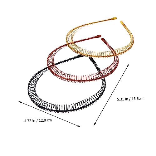 SKISUNO 3stücke Wellenförmige Haarbänder Für Damen Und Herren Rutschfeste Sport-stirnbänder Modische Haaraccessoires Für Alltag Und Freizeit von SKISUNO