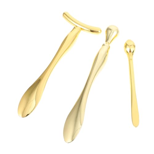 SKISUNO 3stücke Teiliges Aus Praktischen Augencreme-applikatoren Förmiger Tropfenförmiger Und Rhombischer Löffel Für Gesichts Und Augenpflege Für Massage Und Makeup-behandlung SKISUNO 3stücke Teiliges Aus Praktischen Augencreme-applikatoren Förmiger Tropfenförmiger Und Rhombischer Löffel Für Gesichts Und Augenpflege Für Massage Und Makeup-behandlung von SKISUNO