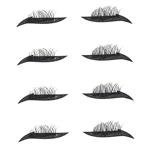 SKISUNO 4 Paar Aufkleber für falsche Wimpern Eyeliner und Wimpernsticker Eyeliner-Wimpern-Aufkleber Eyeliner-Stift Bühnenwimpernaufkleber Schönheitszubehör Pipeline Klebeband von SKISUNO