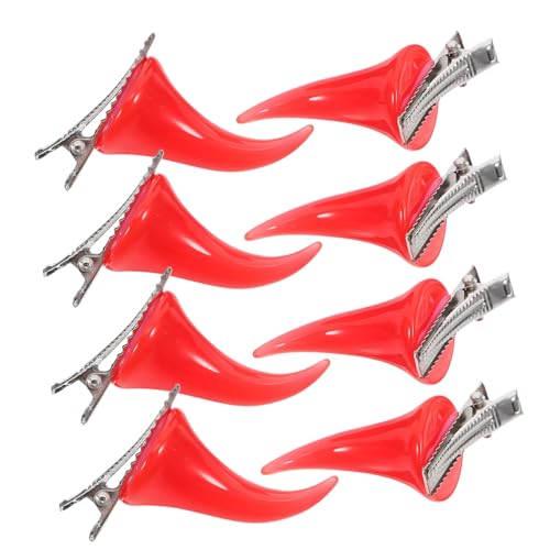SKISUNO 4 Paare Gothic Teufelshorn Haarspangen aus Robustem Harz Leicht und Langlebig Halloween Kostüm Haarschmuck für Damen Dekorative Hörner für Cosplay und Party SKISUNO 4 Paare Gothic Teufelshorn Haarspangen aus Robustem Harz Leicht und Langlebig Halloween Kostüm Haarschmuck für Damen Dekorative Hörner für Cosplay und Party von SKISUNO