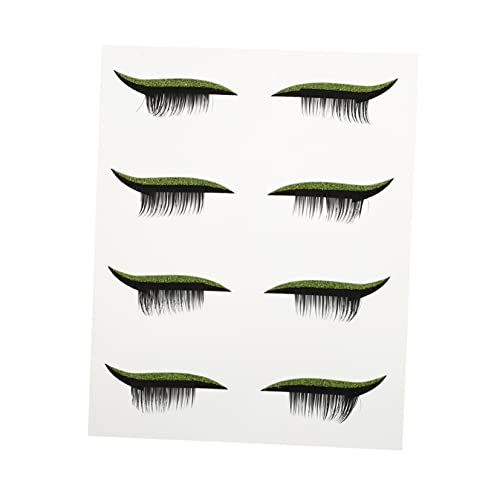 SKISUNO 4 Paare Wasserdichte Eyeliner und Wimpern Aufkleber für Selbstklebende Eyeliner Strips für Partys Cosplay und Schimmernde Farben Einfach Anzuwenden SKISUNO 4 Paare Wasserdichte Eyeliner und Wimpern Aufkleber für Selbstklebende Eyeliner Strips für Partys Cosplay und Schimmernde Farben Einfach Anzuwenden von SKISUNO