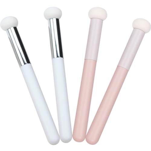 SKISUNO 4 Stück Schwamm-Concealer-Pinsel Pilz-Concealer-Pinsel Make-up-Pinsel für Schwämme werkzeug Lidschatten Schwammapplikator für Frauen Make-up-Puff Gesicht Concealer Pinsel Kosmetika von SKISUNO