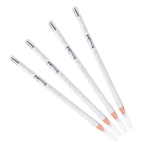 SKISUNO 4 Stück Wasserdichter Augenbrauenstift mit Feiner Spitze Schweißfester Langanhaltender Eyebrow Pencil für Präzise Natürliche Augenbrauen und Tattoo Makeup Einfache Anwendung von SKISUNO