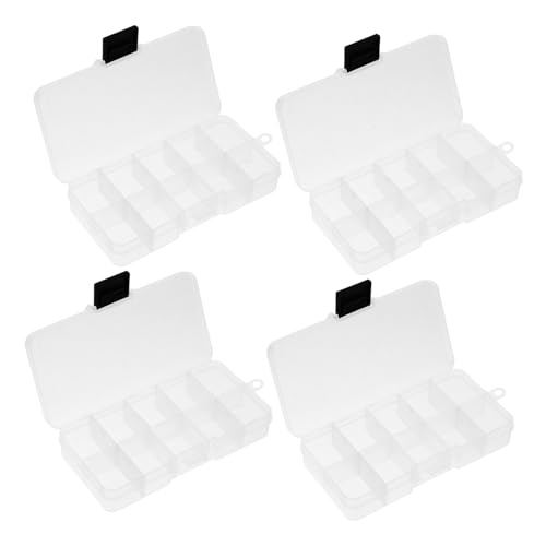 SKISUNO 4 Stücke Nagelspitzen Box Organizer Falsche Nagel Aufbewahrungsbox Leere Acryl Nagel Organizer Fall SKISUNO 4 Stücke Nagelspitzen Box Organizer Falsche Nagel Aufbewahrungsbox Leere Acryl Nagel Organizer Fall von SKISUNO