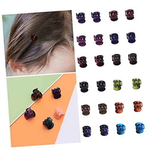 SKISUNO 48stücke Kunststoff-haarspangen Mit Perlmutt-optik Kleine Haarklammern Für Mädchen Und Frauen Haar-accessoires Aus Kunstharz Haarschmuck Für Frauen Und Mädchen von SKISUNO