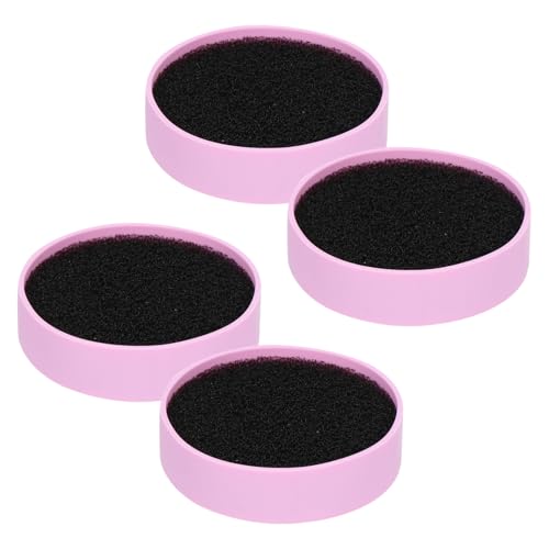 SKISUNO 4stücke Lidschatten Pinsel Reinigungs-schwamm Pad Effektive Makeup Pinsel Reinigung Wiederverwendbar Tragbar von SKISUNO