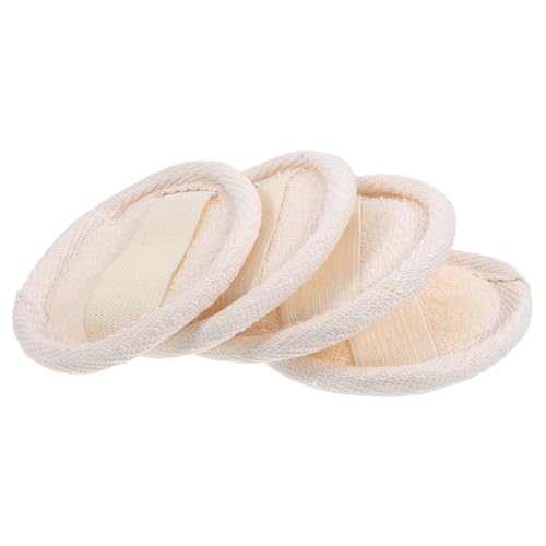 SKISUNO 4stücke Luffa Peeling Wäscher Make-up Entferner Pads Gesicht Reinigung Luffa Pad Körperpeeling von SKISUNO