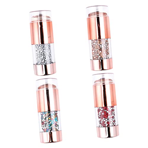 SKISUNO 4stücke Nagelstempel Strassstempel Für Maniküre Inklusive Maniküre-stempel Und Stift Geeignet Für Nail-art-designs Langlebiges Material Für Einfache Anwendung von SKISUNO