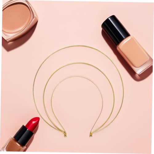 SKISUNO 5 Stück Teiliges Dreilagiger Metall Haarreif Goddess Crown für Damen und Mädchen Stilvolles Robustes Metall Design mit Sicherem Poliertem Finish Vielseitig für Hochzeit Party von SKISUNO