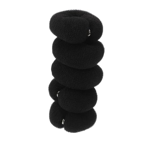SKISUNO 5 Stück Teiliges Haardonut aus Weichem Schaumstoff Dutt Maker für Dickes und Langes Haar Einfaches DIY Haarstyling für Frauen und Mädchen Vielseitig Einsetzbar für Ballett Tanz von SKISUNO