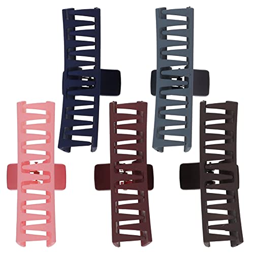 SKISUNO 5stücke Große Haarklammern Für Damen Und Rutschfeste Haarclips Für Dünnes Bis Dickes Haar Elegante Klammern Für Jedes Styling von SKISUNO