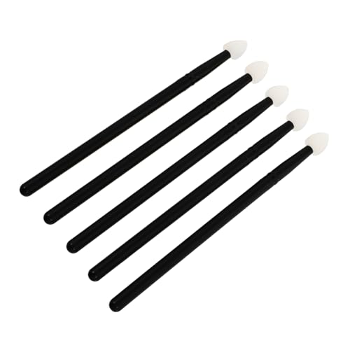 SKISUNO Ergonomischer Griff 5-teiliges Make-up-pinsel-set Aus Silikon Lidschattenpinsel Nicht Saugfähig Leicht Zu Reinigen Robust Für Lidschatten von SKISUNO