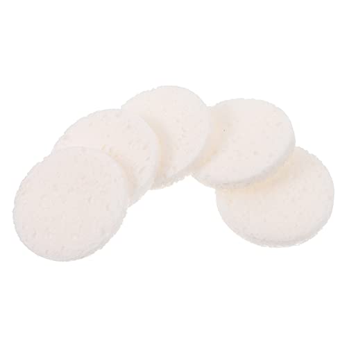 SKISUNO 50stücke Gesichtsreinigungspads Aus Zellulose Make-up-entferner-pads Für Frauen Wiederverwendbare Reinigungspads Sanfte Hautpflege Praktisch Für Unterwegs Weiß von SKISUNO