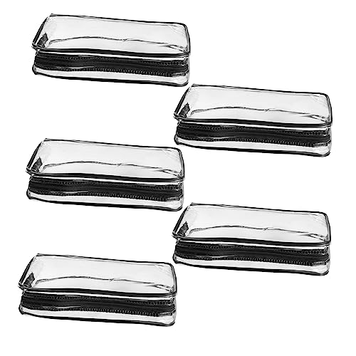 SKISUNO 5stücke Teiliges Transparentes Kosmetik-Organizer wasserdichte Schminktaschen Für Damen Für Reisen Und Aufbewahrung Von Make-up Und Toilettenartikeln Mittelgroß von SKISUNO