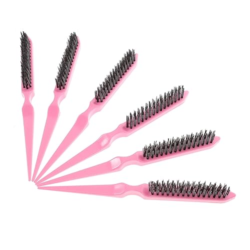 SKISUNO 6 Stück Teiliges Haarschneidekamm für Männer Professioneller Teasing Bürstenkamm zur Haarvolumensteigerung für Locken Friseursalons und Heimgebrauch von SKISUNO