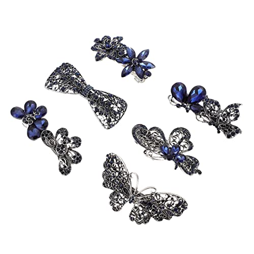 SKISUNO 6stücke Teiliges Vintage Haarschmuck Mit Blumen-haarspangen Für Mädchen Stilvolle Haaraccessoires Für Hochzeiten Partys Und Alltag Elegantes Design Und Schöne Materialien von SKISUNO